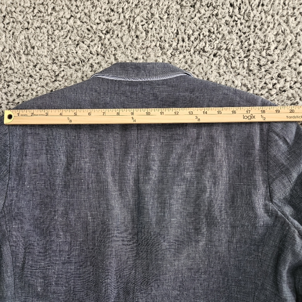 Rodd & Gunn Men's Blue Linen Blazer L Large Sport Fit 2-Button Jacket Sport Coat - Picture 8 of 15